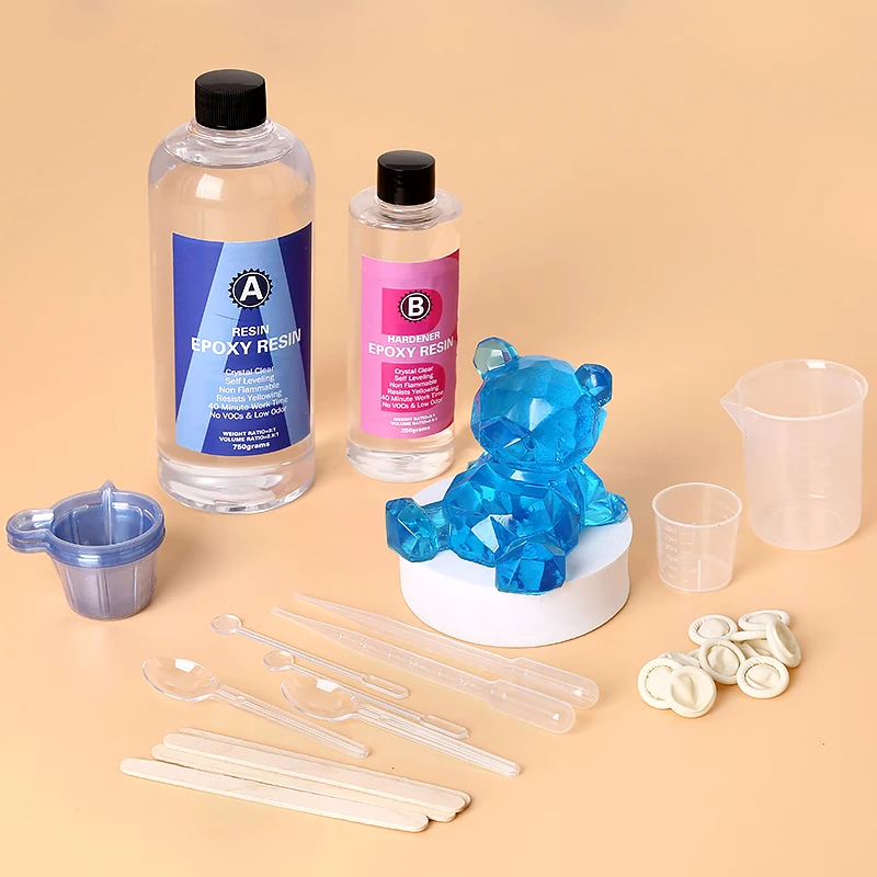 Epoxidharz-Set, kristallklar,  – Mixing Cup Silicone Bewertung und Preis