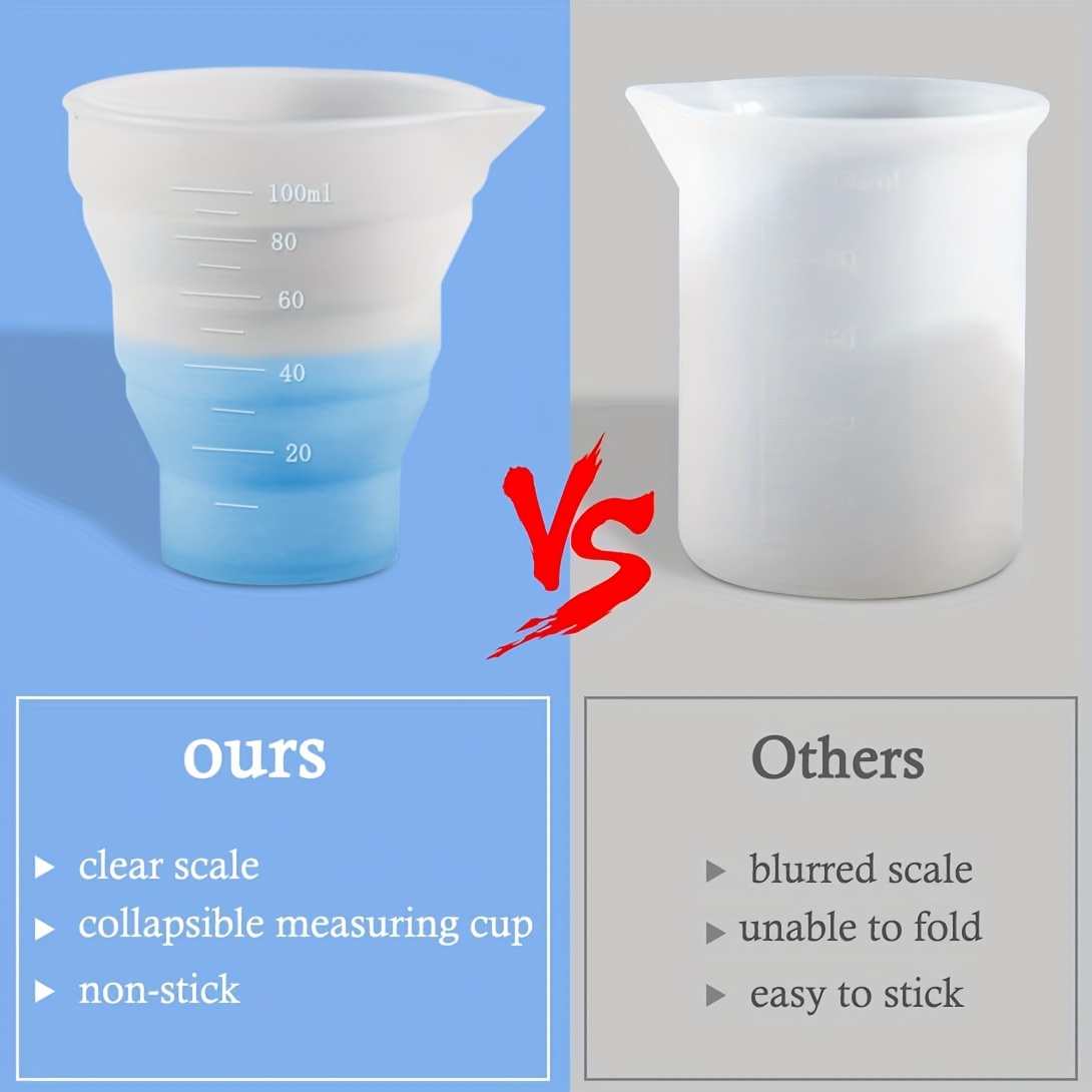 50–500 ml faltbarer Silikon-Me – Mixing Cup Silicone Bewertung und Preis
